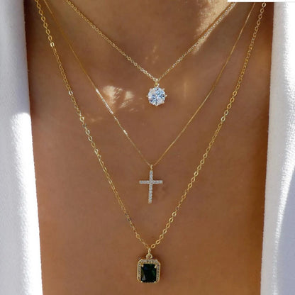 5pcs/Set Simple Braided Bead Chain Necklaces, Gold Tone, Layered Pendant Necklace Set For Women Daily And Party Wear