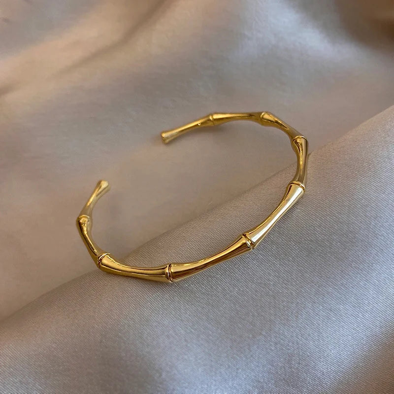 Gold Rhinestone Bracelets / Bangles