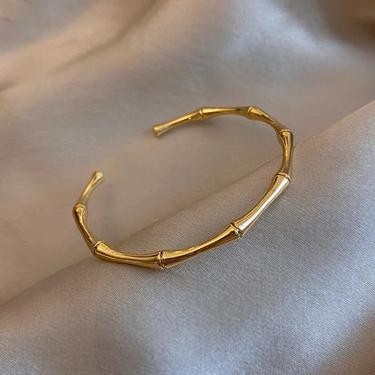 Gold Rhinestone Bracelets / Bangles