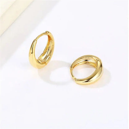 New Fashion Stainless Steel Women's Water droplets Earrings Titanium Needle18K Gold Plated Earrings  Jewelry Christmas Gift