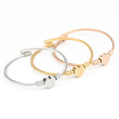 Stainless Steel Rose Gold Bangle