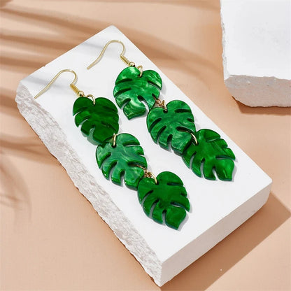Coconut Palm Tree Dangle Earrings for Woman Tropical Vibe Vacation Style female Birthday Gift Luau Party Earring Summer Casual