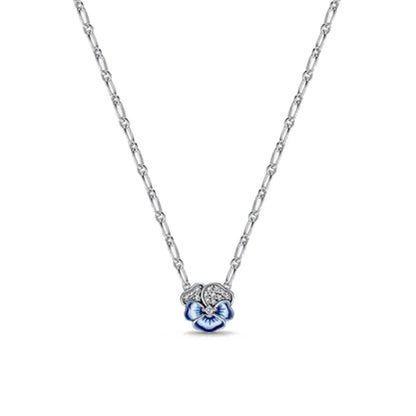 New Love Heart Zircon Pendant Necklace Original DIY Women Key chain Jewelry Decoration Bracelet Accessories Charm Beads