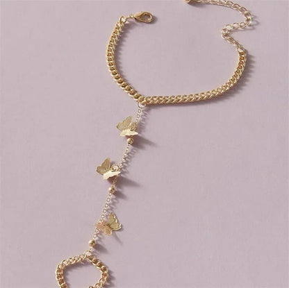 Butterfly Pendant Bracelet