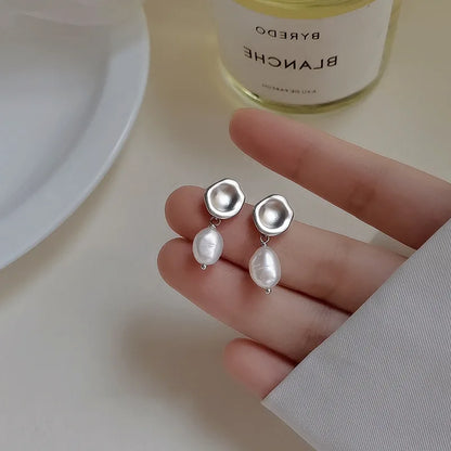 Crystal Water Drop Stud Earrings