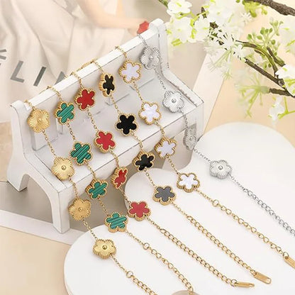Lucky Clover Gold Plated Bracelets