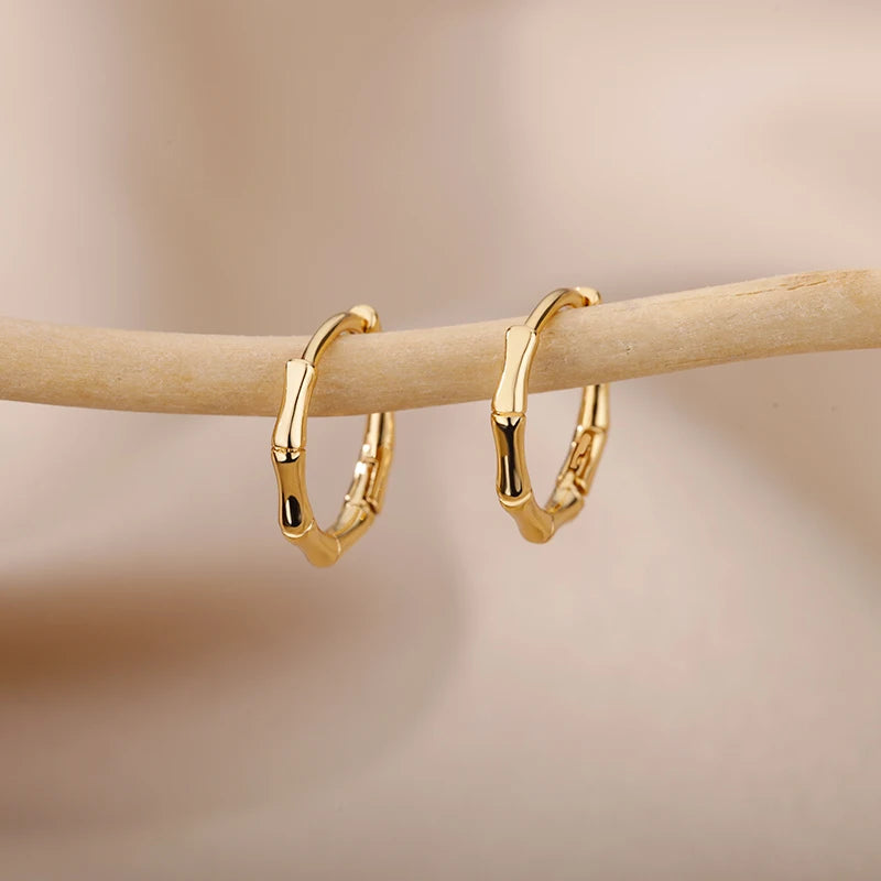 Gold Hoop Earrings
