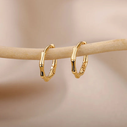 Gold Hoop Earrings