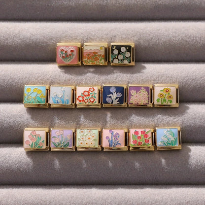 Gold Italian Charm Bracelet