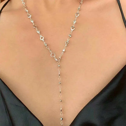 Colorful Crystal Tassel Necklace