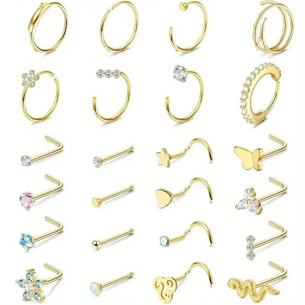 L-Shaped Nose Ring