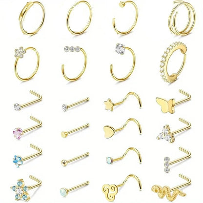 L-Shaped Nose Ring