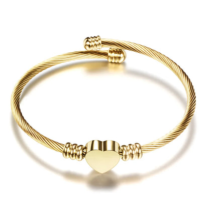 Stainless Steel Rose Gold Bangle