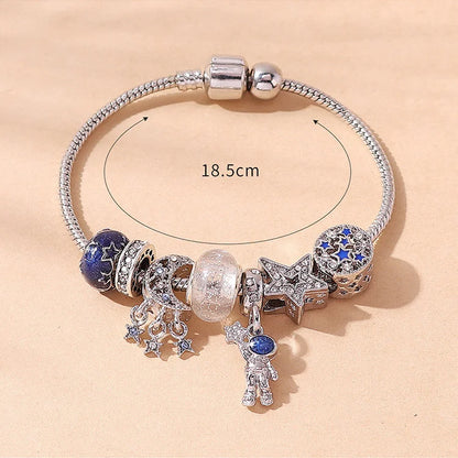 Bracelet multi-éléments en perles pour femme, accessoire de bijouterie, idéal pour un usage quotidien, une fête ou des vacances, 1 pièce -005