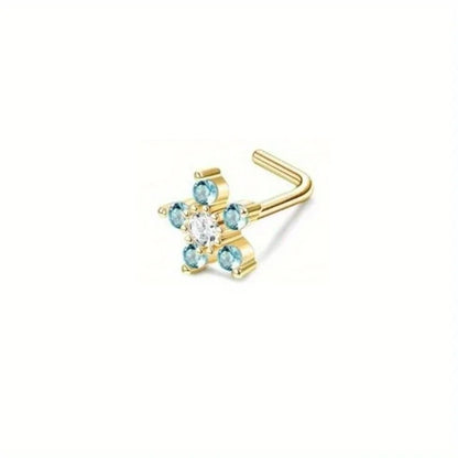 L-Shaped Nose Ring