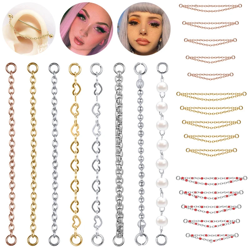 Gold Nose Chain