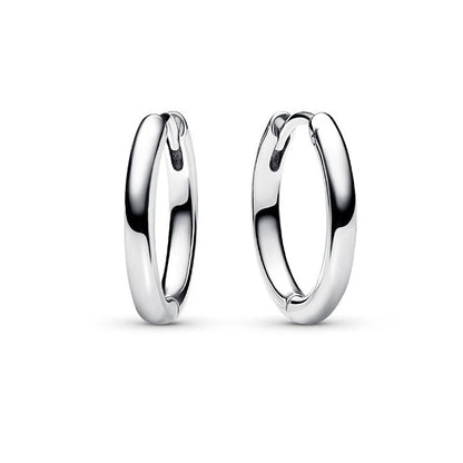 925 Silver Hoop Infinite Love Earrings Blue Flower White Stone Golden Round Heart Shape Pendant Earrings For Women DIY Jewelry
