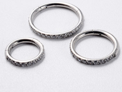 Titanium Clicker Nose Ring