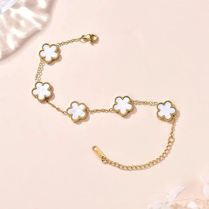 Lucky Clover Gold Plated Bracelets