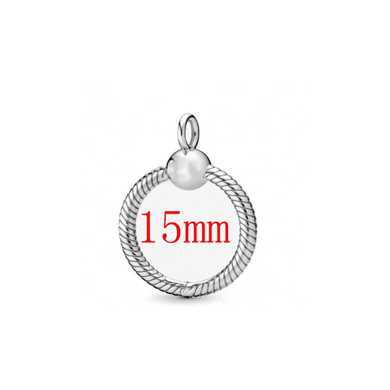 New Love Heart Zircon Pendant Necklace Original DIY Women Key chain Jewelry Decoration Bracelet Accessories Charm Beads