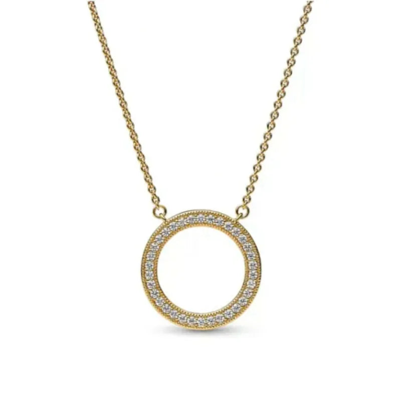 New Love Heart Zircon Pendant Necklace Original DIY Women Key chain Jewelry Decoration Bracelet Accessories Charm Beads