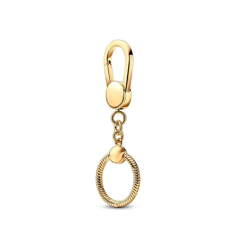 New Love Heart Zircon Pendant Necklace Original DIY Women Key chain Jewelry Decoration Bracelet Accessories Charm Beads