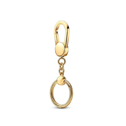 New Love Heart Zircon Pendant Necklace Original DIY Women Key chain Jewelry Decoration Bracelet Accessories Charm Beads